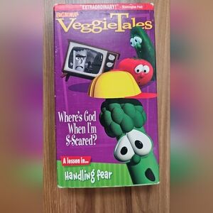 VeggieTales VHS Tape Where's God When I'm Scared